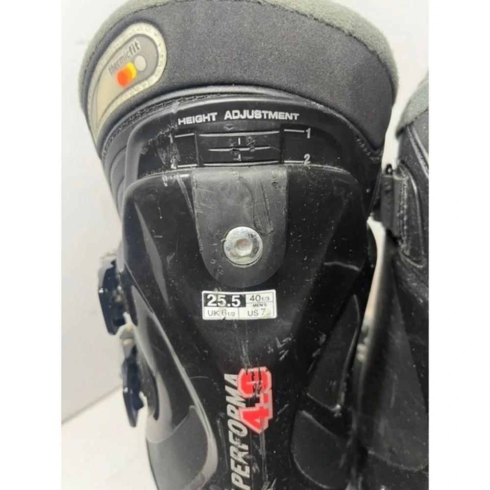 SALOMON PERFORMA 4.0 Adjustable Height Thermicfit‎ SKI BOOTS MEN SIZE 7/25.5